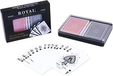 Royal 100% Plastic Playing Cards (2-Deck Set)