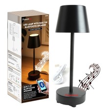 Bedside LED Lamp with Bluetooth Speaker Touch 3 Modes Rechargeable Table Lamps