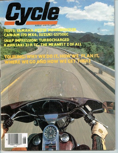 August 1978 cycle motorcycle - august,