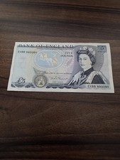 Old Five £5 Pound Note
