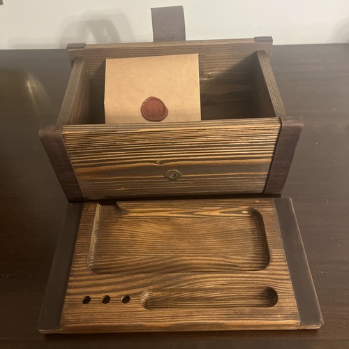 Stash box tray dark - box, walnut