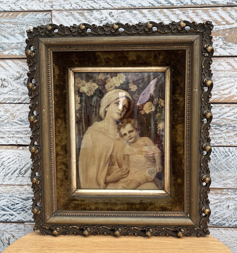 Antique victorian framed - antique,