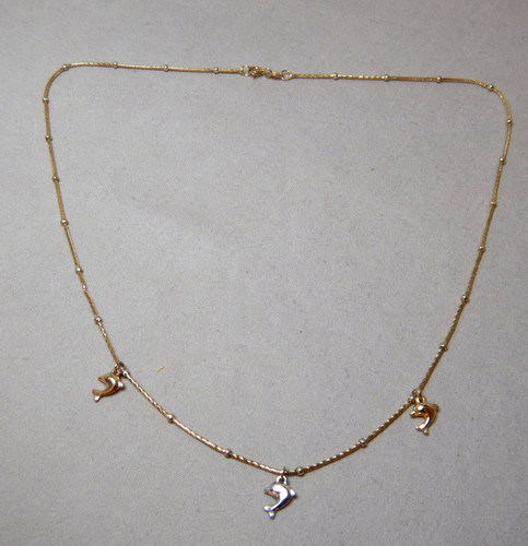 Vintage italian 9ct dolphin - 9ct,