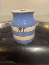 TG Green Cornishware Peel Storage Jar