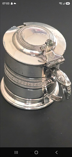 Silver plate lidded - silver,