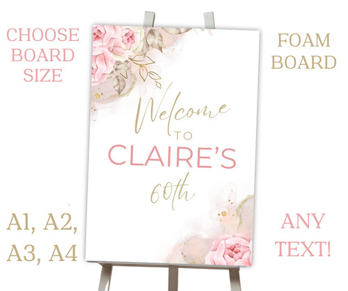 Personalised printed pink - printed,