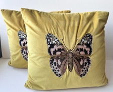 2 x M&S Ochre Yellow 38cm x