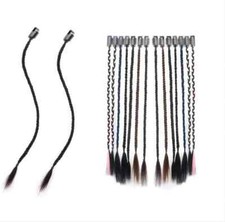 2pcs Boxing Braid Extension Synthetic Hair Dreadlocks Plaits Clip in 18"