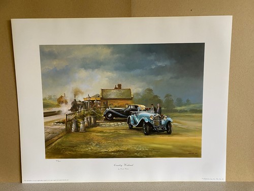 Car and railway steam engine