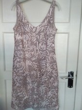 SCARLETT NITE Dusky Pink Ribbon Swirl Special Occasion Dress Size 8