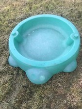 Sandpit Sand Pit with Lid , Bit Sun Bleached - No Sand , see pictures