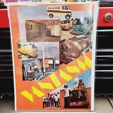 Vintage Custom Conversion Vans. Van Life!  Magazine Cut Out.