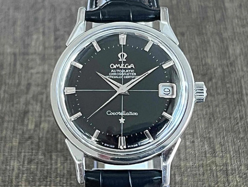 Omega constellation black dial - constellation,