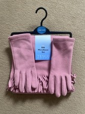 Ladies Scarf & Gloves set
