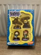 Nickelodean Rugrats Figurine Set Toy 1997 Angelica Chuckie Tommy Spike vtg (r3