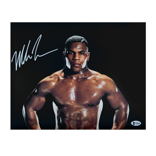 Mike tyson signed photo - signed,