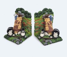 Vintage Heavy Resin Golfing Golfbag Balls Clubs Shoes Bookends Home Decor Gift