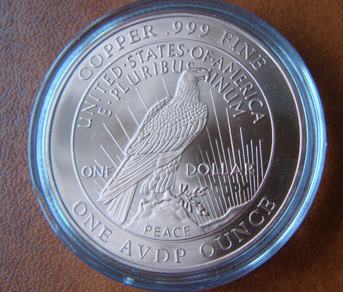 Usa 1oz 999 fine copper - .999,