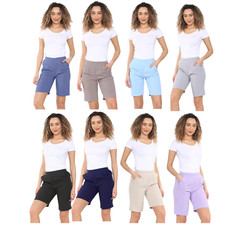 Womens Ladies Shorts Elastic