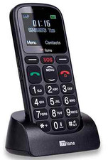 TTfone TT100 Comet Big Button Emergency Mobile Phone Senior Easy Black - 14day
