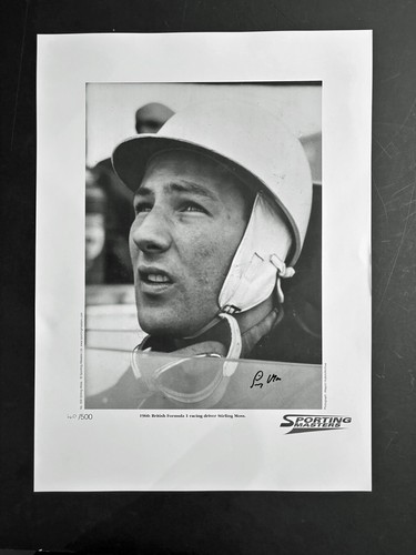 Sir stirling moss signed - stirling,
