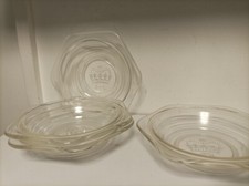 Vintage Queen Elizabeth II Glass Dish Commemorative Coronation Elizabeth R 1953