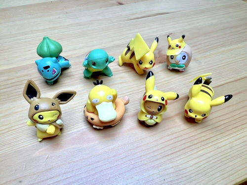 8pcs pokemon pikachu cake - pokemon,