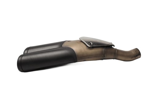 Exhaust silencer twin pipe - twin,