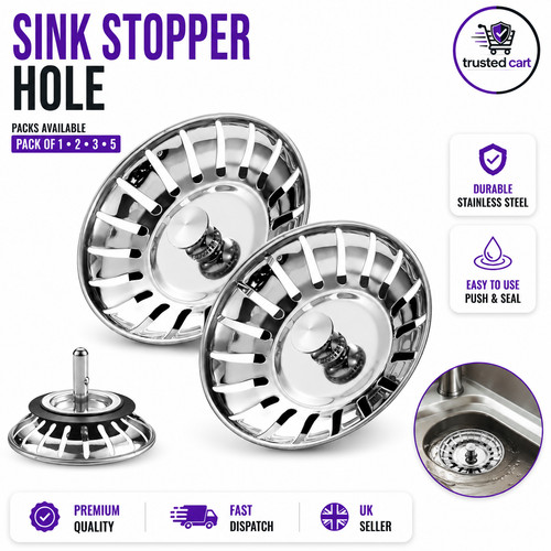 Kitchen sink strainer plug - kitchen,