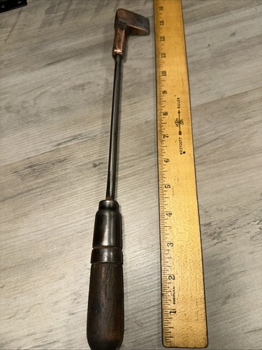 Old antique soldering iron - old,