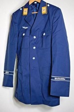 Air Force Officer Jacket Luftwaffe Wachbataillon WWII Look Navy Supergrade 38" S