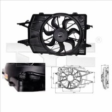 FAN RADIATOR FITS: FORD FOCUS