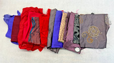 scrap fabric bundle - beautiful silks