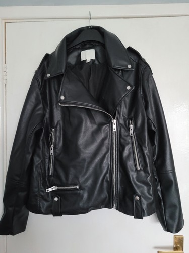 Women black faux - faux, leather