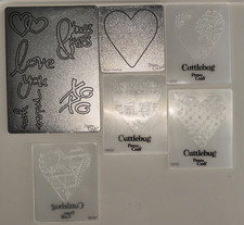 Cuttlebug Provocraft Embossing Folders and Dies (Hearts, love)