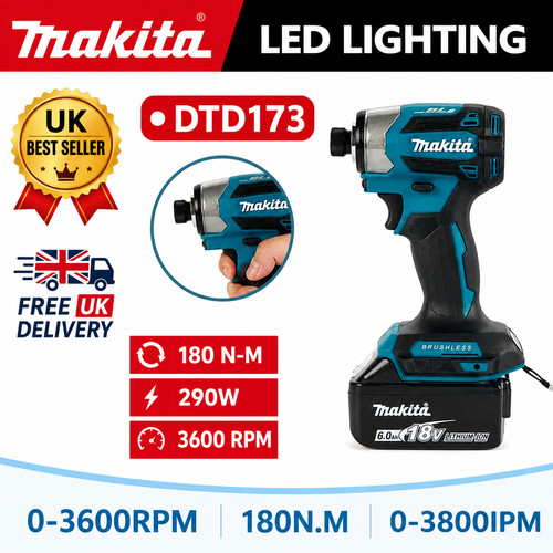 Makita dtd173 18v lxt cordless - makita,