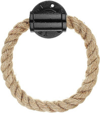 Wall Towel Ring, Vintage Hand