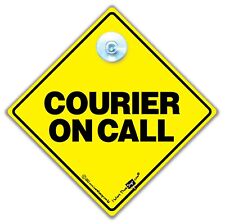Courier On Call Sign, Delivery Driver Sign, Delivery Vehicle Sign, Courier Sign