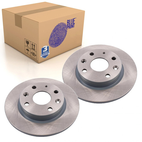Pair rear brake - brake, disc
