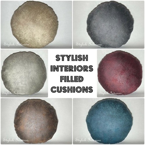 Handmade round rustique velvet - handmade,