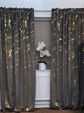 Velvet curtains marble gold - velvet,