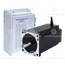 STEPPERONLINE Nema 34 Stepper CNC Kit 12Nm Φ14mm Stepper Motor & Driver