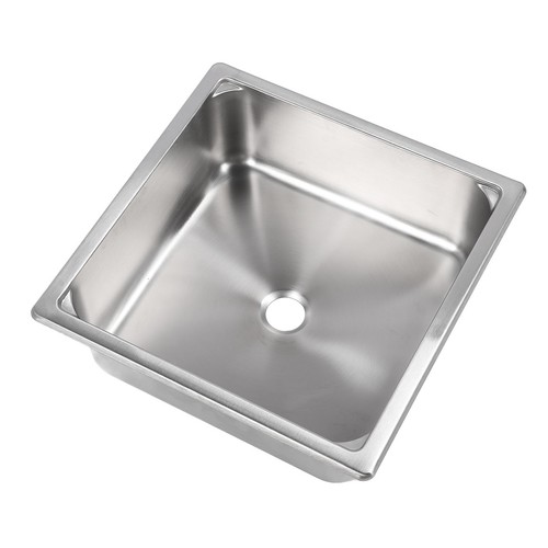 Single bowl bar - sink, square