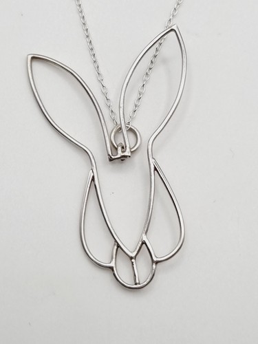 Sterling silver hare rabbit