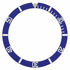 BLUE BEZEL INSERT ALUMINUM FOR