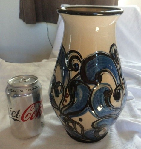 Studio pottery vase gloss