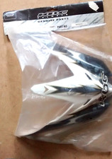 Motorcycle CRASH HELMET PEAK   KBC Racing Equipment  white/gold NEW old stock