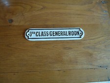 Train Cast Iron Sign ( 3rd