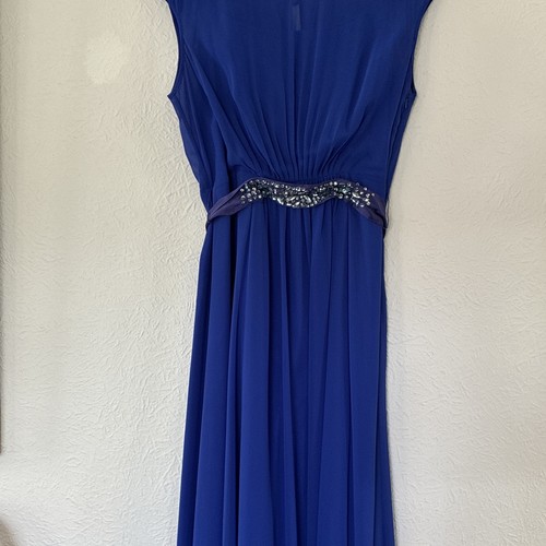 Coast blue maxi dress 14 - uk,