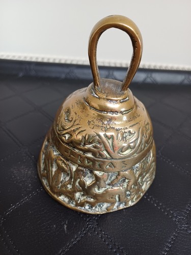 Vintage brass sanctuary bell - brass,